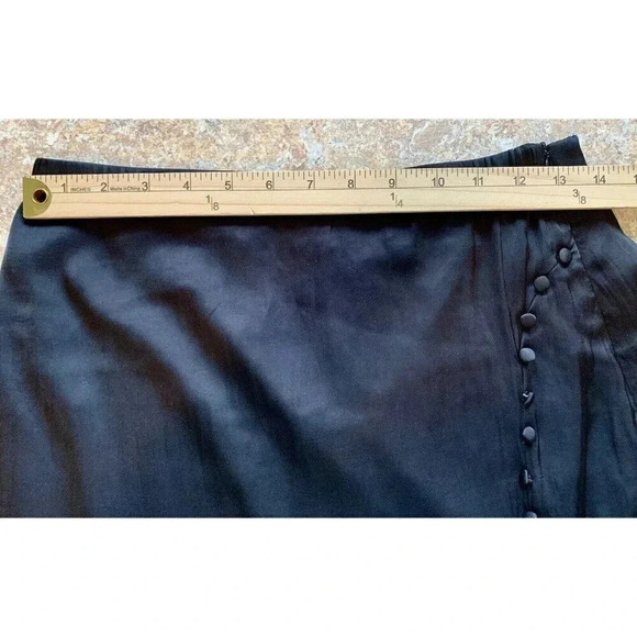 Current Air Anthropologie Black Side Button Mini Skirt Women’s Size Small - Picture 6 of 8